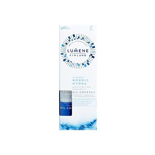 LUMENE NORDIC HYDRA [LAHDE] Cocktail dhuiles prébiotiques hydratantes 30 ml