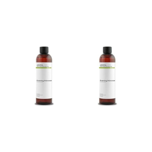 BIO - Huile végétale ONAGRE - 250mL - 100% Pure, Naturelle, Pressée à froid et Certifiée AB - AROMA LABS Marque Française 