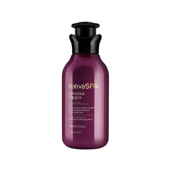 Nativa Spa Loção Hidratante Déodorant Corporal Ameixa Negra 400 ml