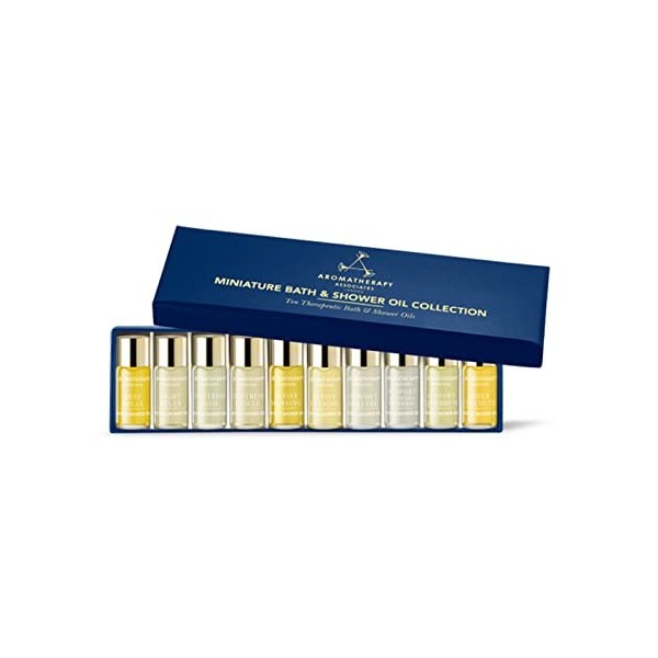 Aromatherapy Associates Coffret Cadeau Collection Dhuiles pour Le Bain et La Douche Discovery, 3 ml Lot de 10 