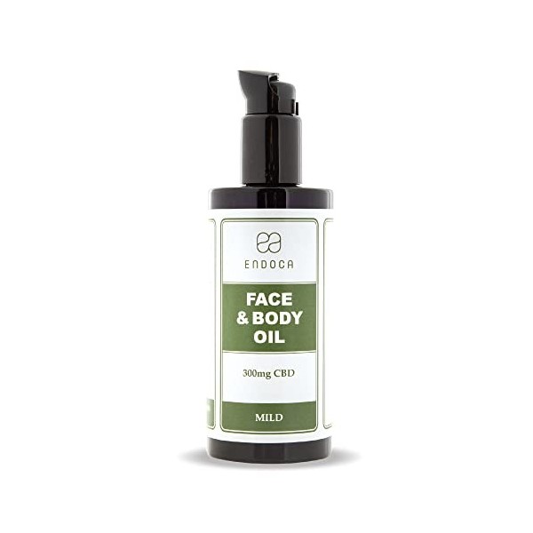 CBD Endoca Face and Body Oil, 200mg CBD