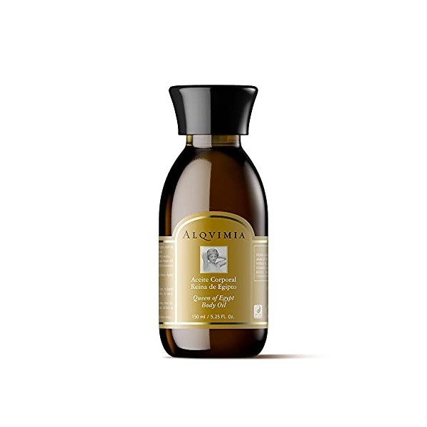 Alqvimia | Huile Corporelle Reine dEgypte | Queen of Egypt Body Oil | Huile Raffermissant et Nutritif pour Mettre en Valeur 