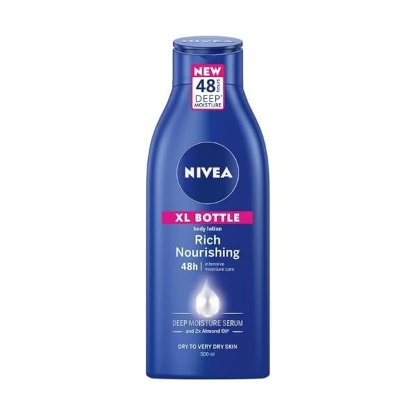 Nivea Lait corporel riche et nourrissant 48h 500 ml