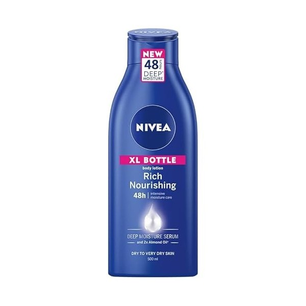 Nivea Lait corporel riche et nourrissant 48h 500 ml