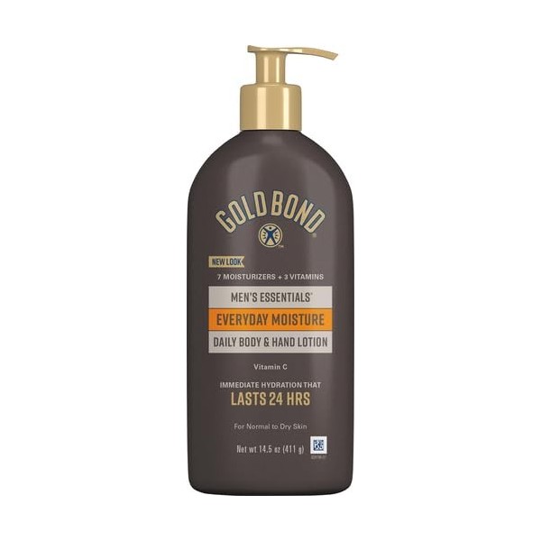 Gold Bond Mens Everyday Essentials Lotion, 14.5 Ounce by Gold Bond