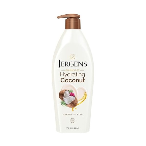 Jergens Hydrating Coconut Lotion, 16.8 Ounce , 496 Ml Lot De 1 