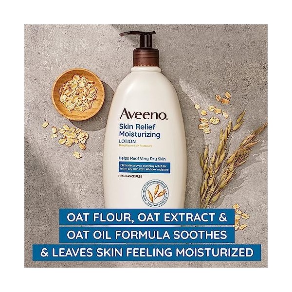 Aveeno Active Naturals Skin Relief Moisturizing Lotion, Fragrance Free - 8 oz tube