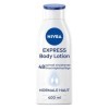 NIVEA Lotion corporelle Express 400 ml - Lotion corporelle légère et rapide - Crème hydratante pour le corps avec minéraux ma