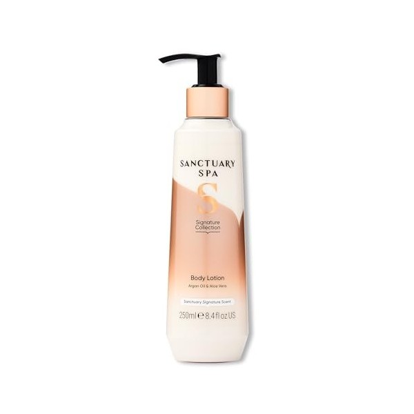 Sanctuary Spa Lotion hydratante pour le corps, sans huile minérale, sans cruauté envers les animaux et végétalienne pour peau