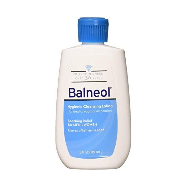 Balneol Hygienic Cleansing Lotion, 3.0-Ounce Bottles Pack of 2 