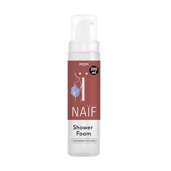 Naïf - Mousse de Douche Nourrissante - Aide à détendre la peau et le corps - 200ml