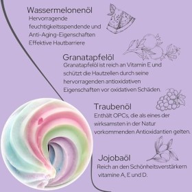 CareBear Beurre de bain mousseux et soyeux avec de lhuile de jojoba, de pépins de raisin, hydrate et nourrit la peau, ingréd