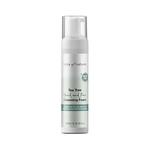 Tints of Nature Hand and Face Cleansing Foam, Mousse Nettoyante pour les Mains et le Visage 200 ml