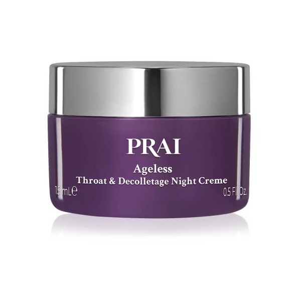 PRAI Beauty - Crème de Nuit sans âge Pour la Gorge et le Décolleté Pour femme, Soin de la Peau de Gualité Supérieure au Colla