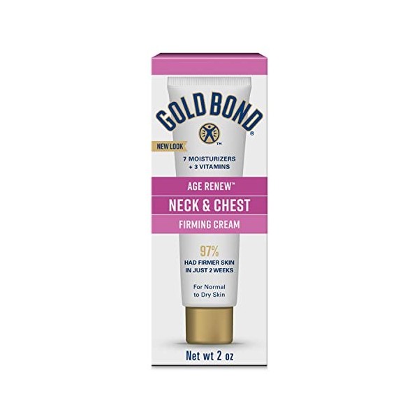 Gold Bond Ultimate Firming Neck & Chest Cream, Fragrance Free 2 oz by Gold Bond