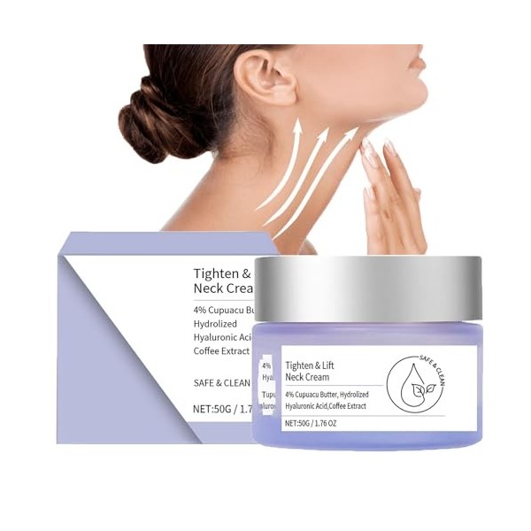 Crème Raffermissante pour le Cou,Crèmes pour le Cou et le Décolleté du Cou,Crème Raffermissante Pour Le Visage Et Le Corps,Le