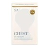 SiO Beauty Skinpad Silicone Chest Anti-Wrinkle Patches 2 Weeks Supply - Reusable Overnight Smoothing Decollette Pad - Anti-