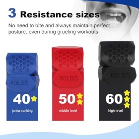 Lot de 6 entraîneurs de mâchoire - Relaxation de la mâchoire - Efficace - TJ Motion Pin Original - Extracteur de double mento