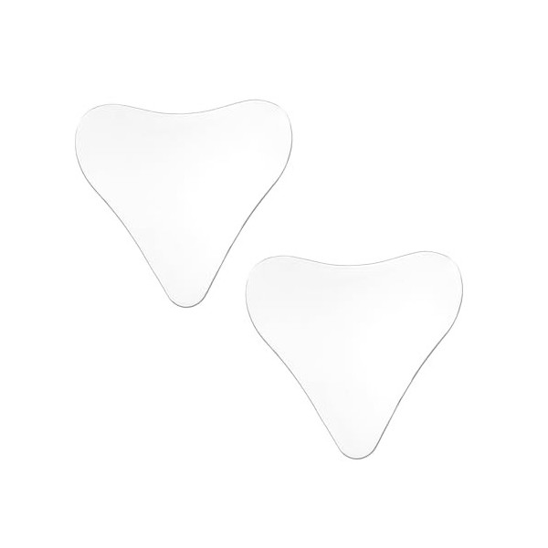 Miaija Lot de 2 coussinets de poitrine en silicone anti-rides pour lisser votre peau pour femmes et filles