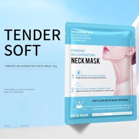 Crème Pour Le Cou + 5 Pcs Masque Pour Le Cou, Crème Pour Le Cou Au Collagène, Anti-Rides Lifting Du Cou Masque, Crème Rafferm