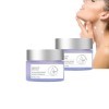 2pcs Crème pour le cou, Crème anti-âge pour le cou, Estompe et lisse les Ridules, Hydratant et Nourrissant, Crème Rajeunissan