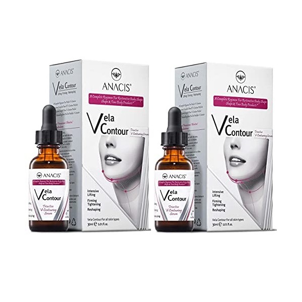 Vela Contour Sérum Raffermissant Double Menton Serum TWO BOXES 