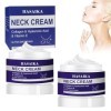 HASAIKA® Crème pour le Cou, Crème pour le cou Anti âge, Crème Cou Raffermissante,Raffermit le cou et le décolleté et Ralentit