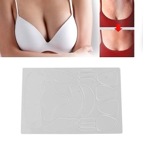 Patchs De Réduction des Rides du Décolleté, 16 Pièces, Bandes Adhésives Anti-rides Pour Lifting du Visage, Bandes Minimisant 