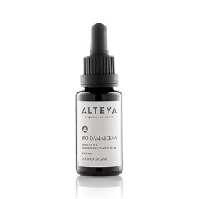 Alteya Organic Sérum de visage nourrissant 20 ml - Certifié Bio par NaTrue - Complexe Revitalisant Bio DamascenaTM - Nourrit,