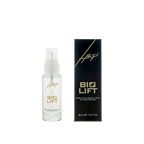 BIO LIFT PURE Acide Hyaluronique, Anti-rides, Anti-âge, cou, sein, visage 30 ml - Fabriqué en Italie