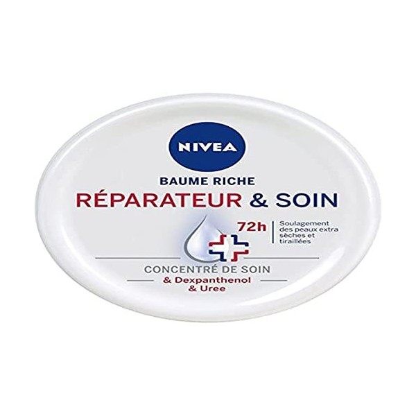 NIVEA Baume Riche Réparateur et Soin Peaux Extra Sèches ou Abimées, 300 ml