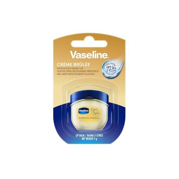 Vaseline Lip Therapy Crème Brûlée, Baume À Lèvres Nourrissant Pour Une Hydratation Optimale Crème Brûlée 1 Pièce 