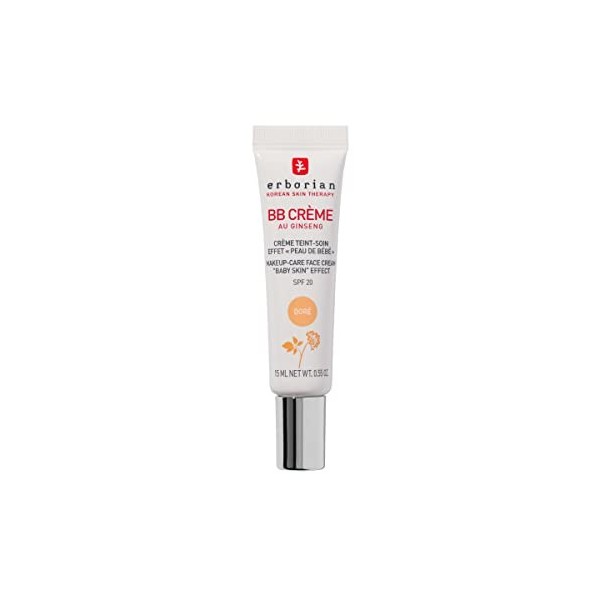 Erborian BB Cream au Ginseng - Fond de Teint Couvrant Imperfections et Base de Teint Effet "Peau de Bébé" - 5-en-1 cosmétique