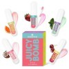 essence JUICY BOMB Lot de 5 flacons dhuile à lèvres 01, multicolore, sans acétone, végétalien, sans microparticules plastiqu