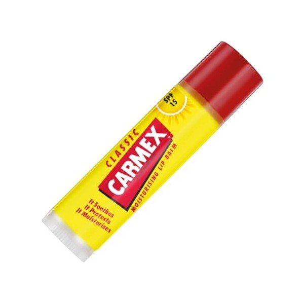 Carmex Classic Baume à lèvres hydratant SPF 15 pour lèvres douces et protégées 4,25 g