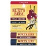 Burts Bees Baume à lèvres hydratant à la cerise sauvage et à la gousse de vanille pour unisexe 2 x 0,15 oz baume à lèvres