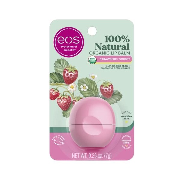 EOS Baume à Lèvre Parfum Sorbet Fraise