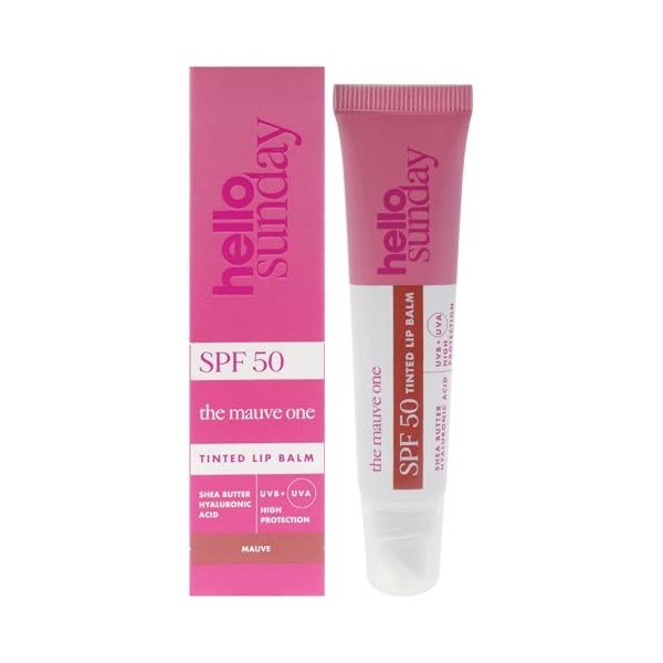 The One Tinted Lip Balm SPF 50 - Mauve by Hello Sunday for Women - 0.5 oz Lip Balm