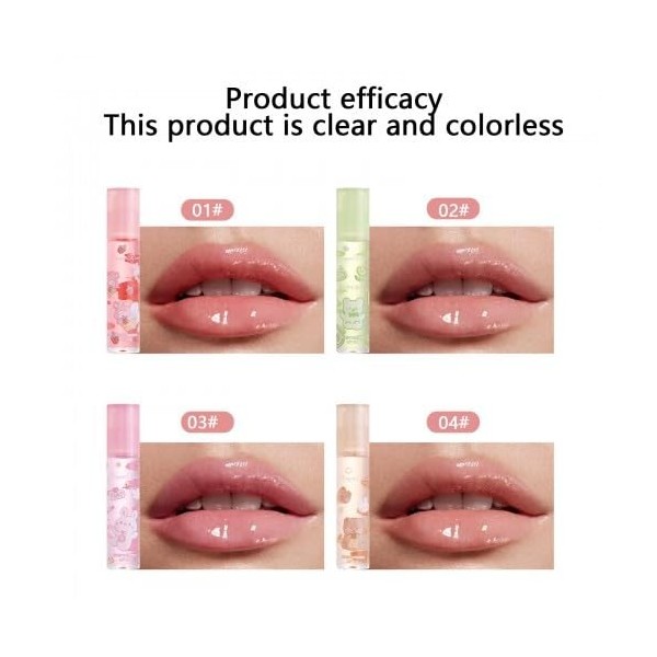 Coffret de 6 gloss et huiles pour les lèvres - Roll-On Lip Glosses, soin hydratant pour les lèvres, traitement hydratant quot