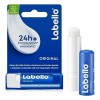 LABELLO Original 1 x 5,5 ml , Baume à lèvres enrichi en huiles naturelles et à la texture onctueuse, Soin des lèvres Hydrata