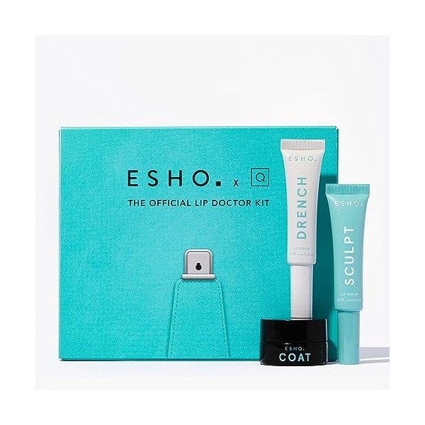 ESHO. Lip Doctor Kit Volume Volume instantané et hydratation – Coffret cadeau complet pour les lèvres jeunes – Sculpte 12 ml,