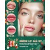 Baume à Lèvres de Noël-Set de 3 lip balm, Nourriture durable pour les lèvres, Hydratation des lèvres sèches, 1 baume à lèvres