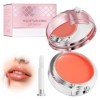 Lip Sleeping Mask, Baume À Lèvres Hydratant, avec Pinceau À Lèvres et Petit Miroir, Soins pour Les Lèvres, Masque de Sommeil 