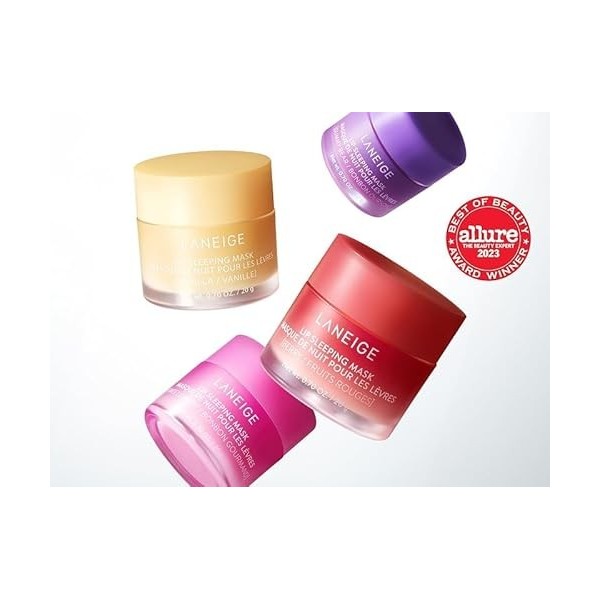 LANEIGE Original | Lip Sleeping Mask - Soin de nuit pour les lèvres | 20 grammes | by BELLA | BERRY Fruts rouges 