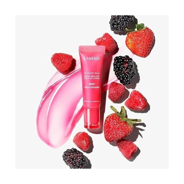 LANEIGE Original | Lip Glowy Balm - Baume à lèvres | 10 grammes | by BELLA | Fruits rouges 