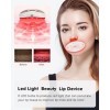 Lumière Rouge Appareil, FERNIDA Appareil pour les Lèvres et les Yeux à Lumière Rouge avec 4 Niveaux de Chauffage pour Lisser 