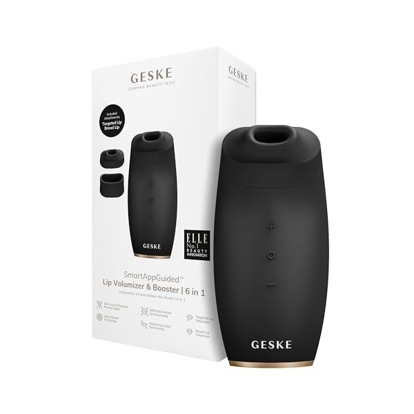 GESKE | SmartAppGuided™ Lip Volumizer & Booster | 6 in 1 | Repulpeur lèvres rapide | Booster lèvres plus pulpeuses | Repulpeu