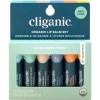 Cliganic USDA Baume à lèvres bio – 6 saveurs – Hydratant 100% naturel pour les lèvres craquelées et sèches