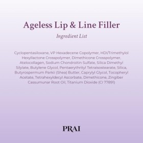 PRAI Beauty - Ageless Lip Line Filler - Lèvres repulpées, hydratées et dissimulées avec du beurre de karité et des vitamines 