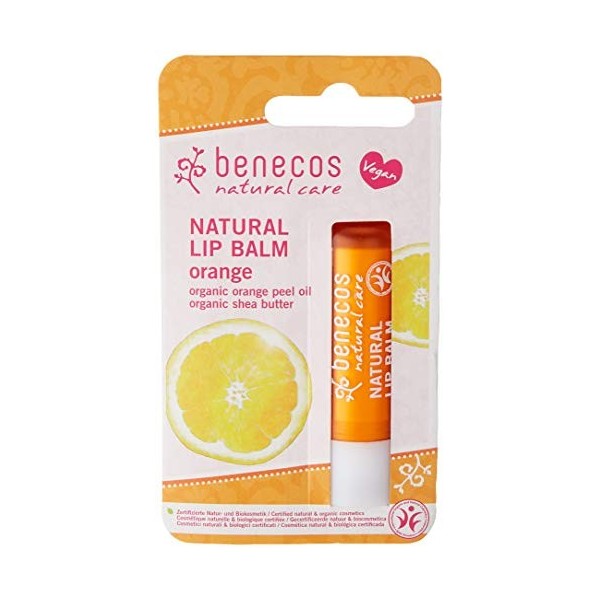 benecos - natural beauty Baume à Lèvres 4,7 g - Orange